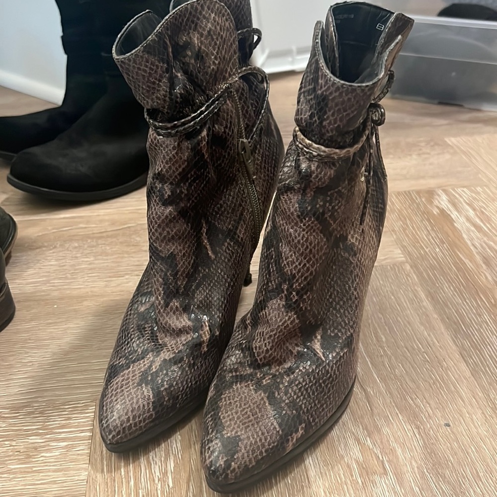 Snakeskin Heels
